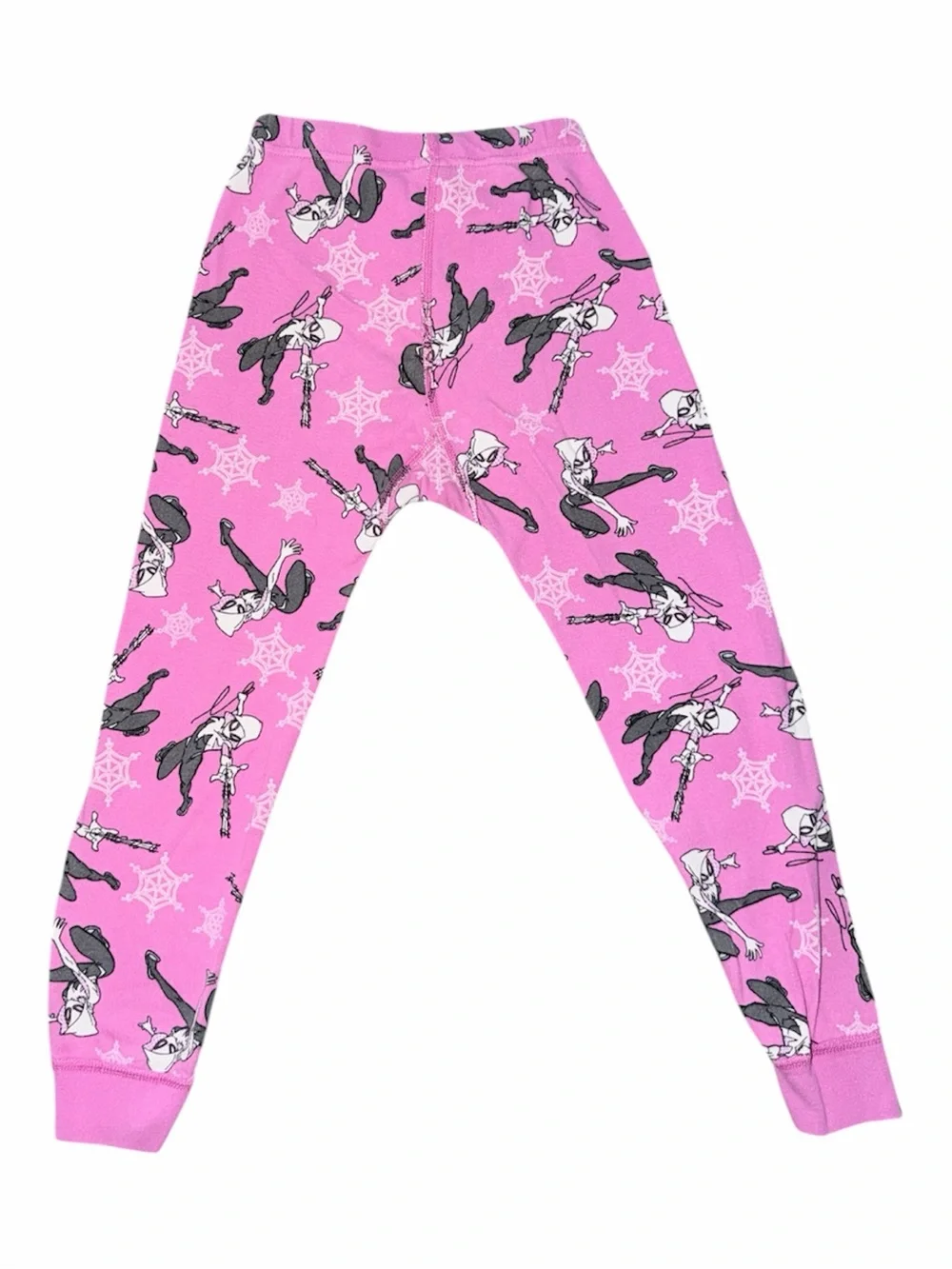 Hanna Andersson Pink Spider-Web Character Two-Piece Pajama Set